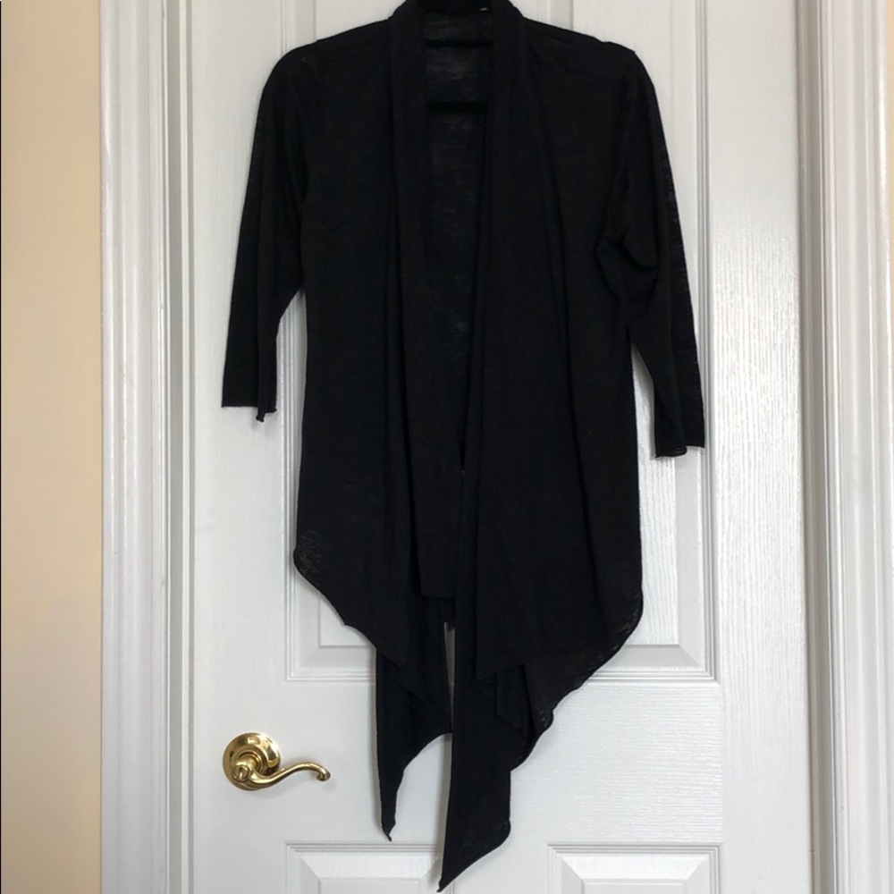 Alternative High Low Short Sleeved Cardigan